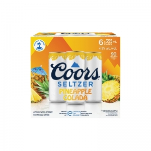 COORS SELTZER PINEAPPLE COLADA 6